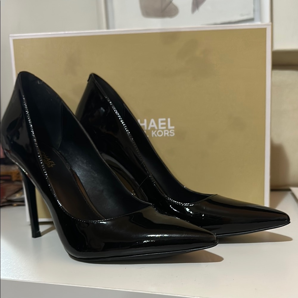 Michael Kors Black Keke Pump Heels
